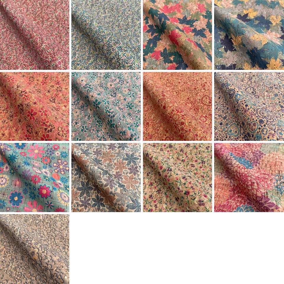 DISCOVER DIRECT Naturkork PU Leder Qualität Stoff für Basteln Dekor Tasche Zubehör Möbel