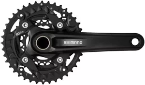 Shimano FC-MT500-3 Crankset - 175mm, 10-Speed, 40/30/22t, 96/64 BCD, Black - Picture 1 of 1