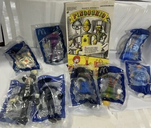 Pinocchio 2002 McDonald's Complete Set Of 6 W/Extras - Included Meal Bag MIP - Picture 1 of 9
