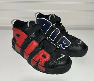 Nike Air More Uptempo Pippen '96  Sneakers Black/Red-Blue Size 13 DJ4400-001 - Image 1 of 4