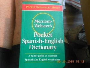 2002 / MERRIAM-WEBSTER / POCKET / SPANISCH NACH ENGLISCH WÖRTERBUCH / UNBENUTZT / 😁😁 - Bild 1 von 3