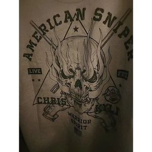 Howitzer Style Men's Hoodie CHRIS KYLE WAR Skull Freedom Grunt MFG Small NWT CR3 - Picture 1 of 7