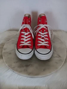 Converse All Star Chuck Taylor Herren 7 Damen 9 Rot Hoch Turnschuhe Schuhe M9621 - Bild 1 von 16