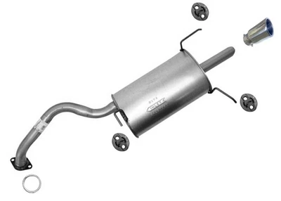 Silenciador traseiro melhorado com ponta cromada para Nissan Sentra 2007-2012 2.0L - Imagem 1 de 4