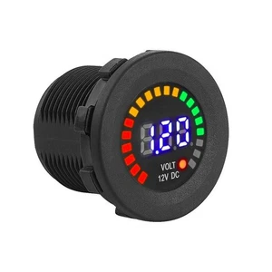 12V Waterproof Digital Voltmeter Gauge for Car For Auto Use LED Display - Picture 1 of 10