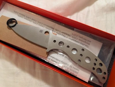¡NUEVO! Spyderco Mule Team MagnaMax borde liso (MT46P), hecho en EE. UU. Foto 1 de 2