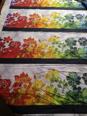 Telas Sunshine Jason Yenter In the Beginning algodón BTHY inspiradas en batik florales Foto 1 de 4