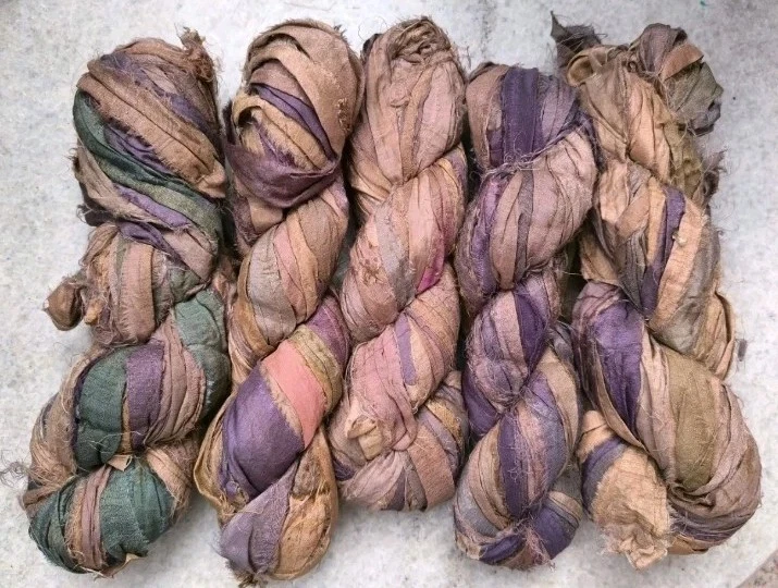 批量 复古丝带 纱线 手工针织,500 克,А 瑞典  — 第 1/4 张图片