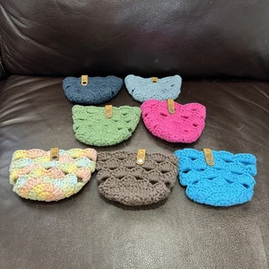 Gehäkeltes Trinkglas Cozy Handmade Set 7 Cozies bunt - Bild 1 von 9
