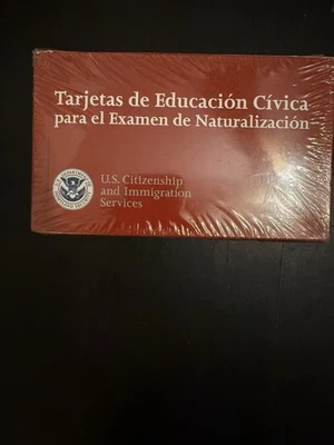 Tarjetas de Educacion Civica para el Examen de Naturalizacion 2017 Flash Cards - Image 1 of 2