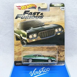Hot Wheels Premium Fast & Furious ‘72 Ford Gran Torino Sport Motor City Muscle - Picture 1 of 5