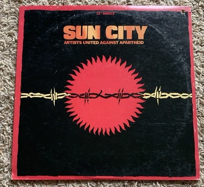 Artists United Against Apartheid – Sun City Record Vinyl 12" Single 1985 VG+ - Image 1 of 4