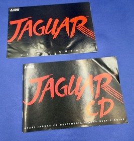 Atari Jaguar And CD Video Game Console Original Instruction Manuals Bundle