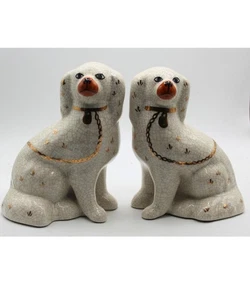 Beswick Staffordshire Spaniels - Imagen 1 de 3