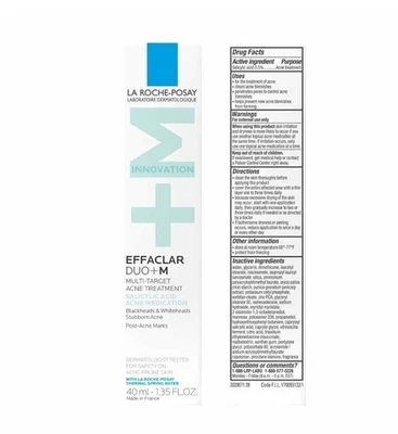 La Roche-Posay Effaclar Salicylic Acid Acne Treatment For Face, Mattifying 2028 - Image 1 of 4