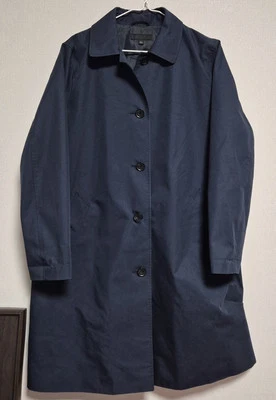 Trench coat masculino UNIQLO azul marinho clássico L EUA M - Imagem 1 de 4