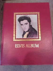 ELVIS ALBUM - HARDCOVER - 319 OVERSIZED PAGES - FINE CONDITION! - Picture 1 of 3