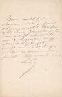 Jean-Baptiste Auguste Leloir Peintre Lettre Autographe Dessin Reproduction