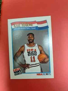 1991-92 NBA Hoops - #580 Karl Malone - Picture 1 of 2