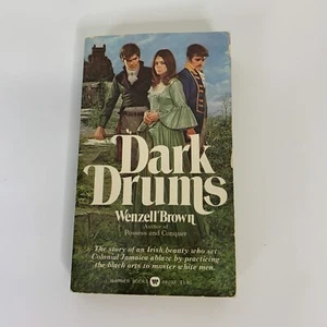 DARK DRUMS Wenzell Brown Irish Jamaican, Race, Magic Historical Fiction Vintage - Picture 1 of 9