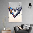 BANKSY LOVE  Connection Wall Art Print  Canvas  Large Pop Art Decor  Gift Poster