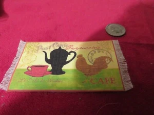 1:24 Dollhouse WELCOME MAT/ kitchen, bath, bedroom anywhere area rugs! #147 - Imagen 1 de 1