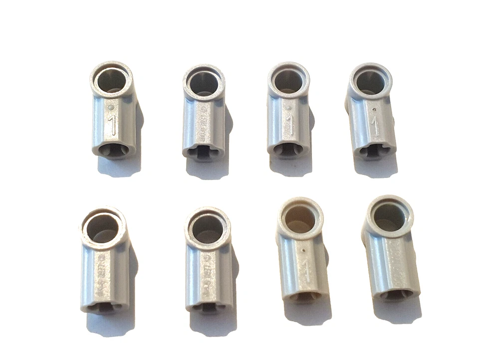 8x Lego Technic Achs- und Pin Verbinder No.1 #32013 hell grau - Bild 1 von 1