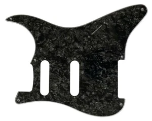 Pickguard For Fender Strat No Pots with 6 Screw Holes Guitar 4-Ply-BLACK-PEARL - Picture 1 of 4
