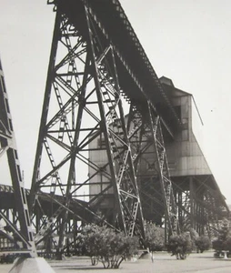 Vintage Virginia Minnesota Photo Iron Mine Ore Crushing Plant Postcard 1925-42 - Picture 1 of 3