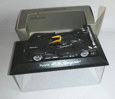 PORSCHE RS SPYDER NERO MINICHAMPS SCALA 1/43 - Immagine 1 di 3