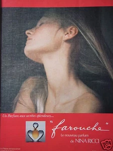 PARFUMWERBUNG VON NINA RICCI FAROUCHE AUX SECRETS SPLENDEURS - Bild 1 von 1