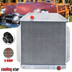 3 CORE Radiator For 49-51 52 53 Ford Country Squire Anglia Chevy Engine 3.9/4.2L