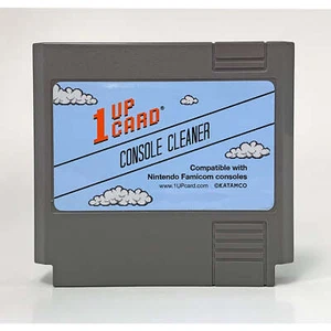 Famicom Console Cleaner - Famicom Cleaning Cartridge by 1UPcard™ - Picture 1 of 2