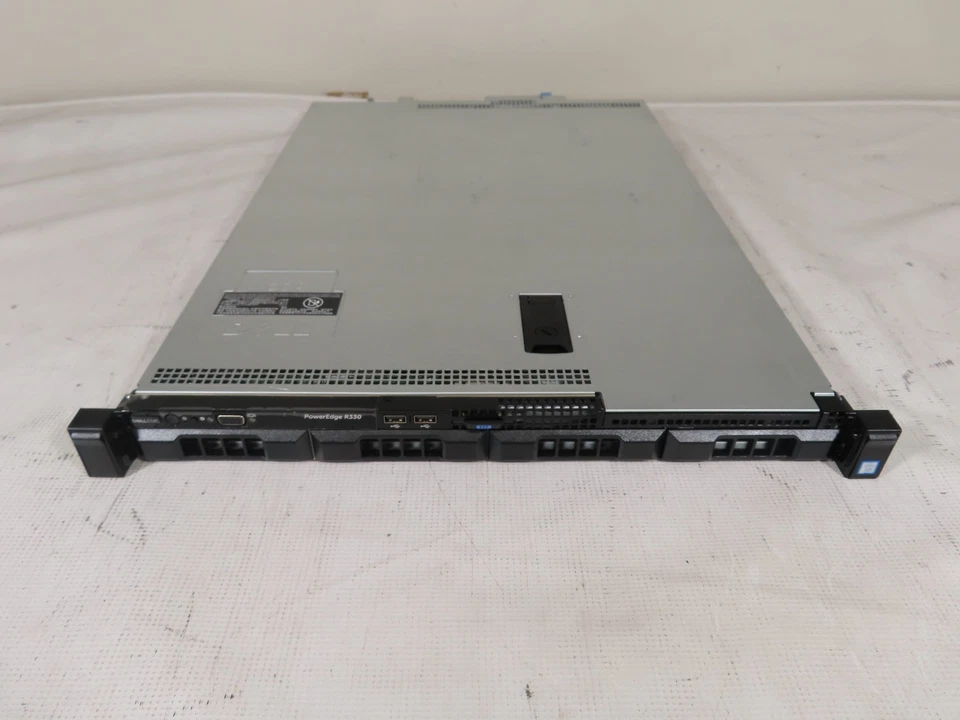 Dell PowerEdge R330 Xeon E3-1240 v5 3.5GHz 4C 16gb No HDD iDracEnt 350w - Image 1 of 4