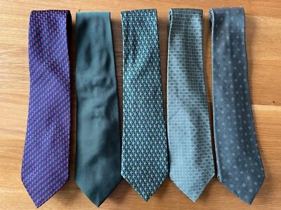 Paquete de 5 corbatas Jaeger de seda Foto 1 de 4