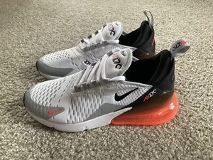 Nike Air Max 270 GS Sneakers White/Wolf Grey DH1006-100 Youth Size 6 Women's 7.5 - Picture 1 of 4