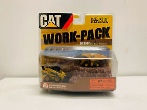 Norscot Cat 272C Street Loader + 793D Truck Work-Pack Mini Die-Cast Model 55388