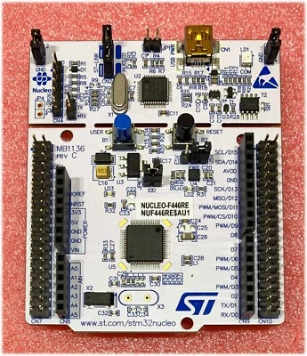 NUCLEO-F446RE - STM32F446RET6U Nucleo-64 Dev Board w/ Arduino™ Uno V3 Expansion - Bild 1 von 3