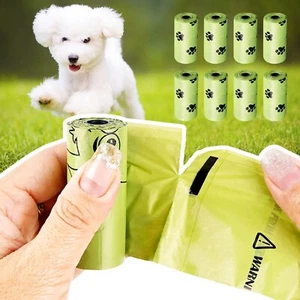 Doggy Poop Bags Strong Quality Unscented Biodegradable Puppy Poo Waste Bags - Picture 1 of 8