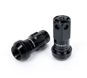 NEW NRG STEEL LUG NUTS SET 12 x 1.25 BLACK FITS NISSAN & SUBARU LN-AS610BK-22 - Picture 1 of 4