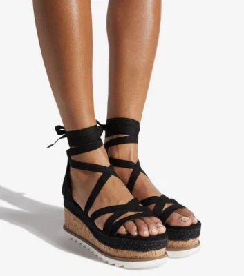 CUÑA PLATAFORMA CON CORDONES SHOEDAZZLE TANDICE TALLA 7 Foto 1 de 4