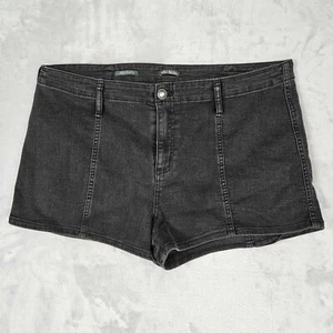 Wild Fable Super High Rise Denim Shorts Women Size 12 Black - Picture 1 of 9