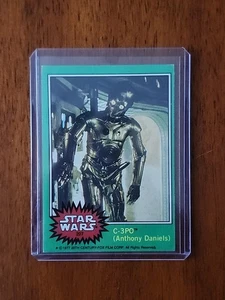 1977 Vintage Star Wars Golden Rod C-3PO Error Card #207 Topps - Picture 1 of 2