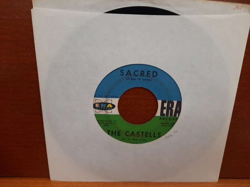 45 / The Castells / 1961 / Sacred / I Get Dreamy Foto 1 de 1