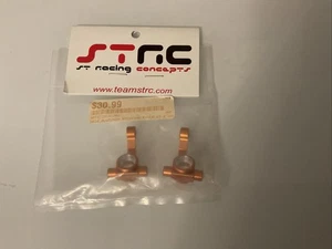 STRC STC91417KO CNC Mach Alum Steering Knuckles (1pair) For Assoc DR10(Orange) - Picture 1 of 2