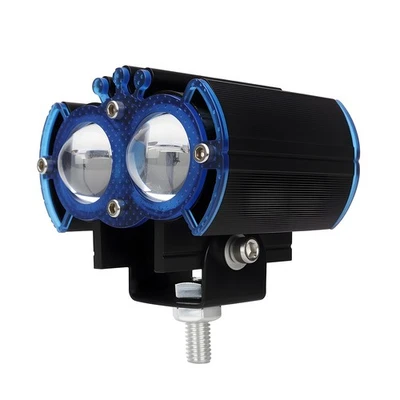 Motorcycle Front LED Spotlight with White Yellow Light for Near and Far Vision - Image 1 of 4