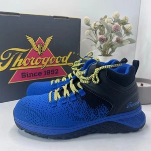Timberland Pro Day One Safety Drivetrain Mid Comp Toe Boot Black/Blue Women 10 - Picture 1 of 11