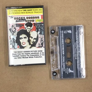 ROCKY HORROR PICTURE SHOW Cassette Tape Rock Glam Soundtrack MEAT LOAF REISSUE - Picture 1 of 6