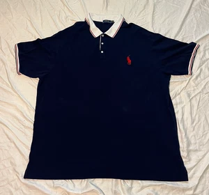 POLO RALPH LAUREN HERREN GEBRAUCHTES 2-KNOPF HEMD BLAU 4XLT - Bild 1 von 2