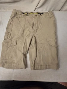 Back to School Lee Relaxed Fit Boy's  Cargo Shorts Size 14 . Brown . - Picture 1 of 4